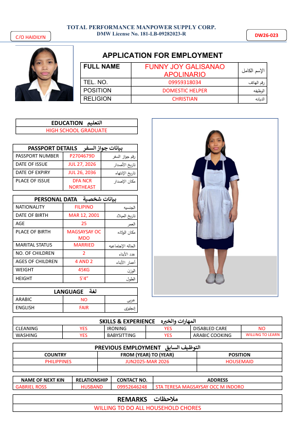 CV